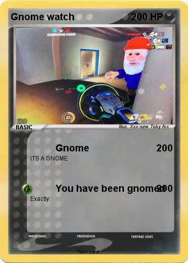 Pokemon Gnome watch