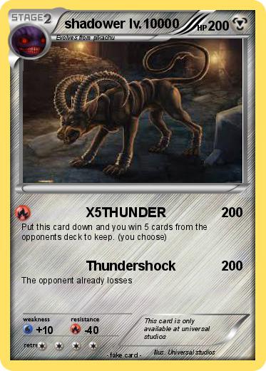 Pokemon shadower lv.10000