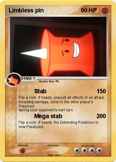 Pokemon Limbless pin