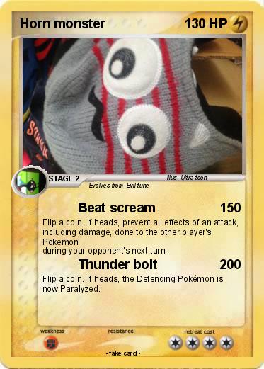 Pokemon Horn monster