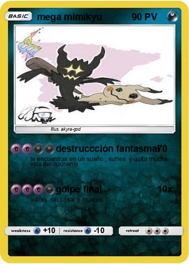 Pokemon mega mimikyu