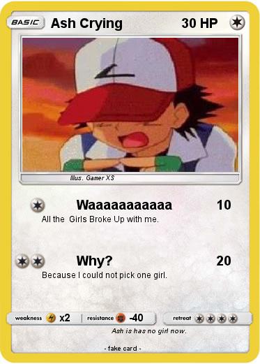 Pokemon Ash Crying