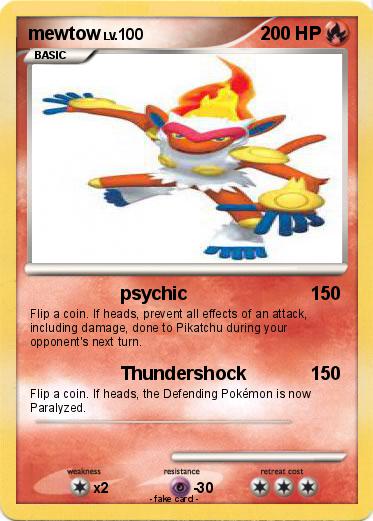 Pokemon mewtow