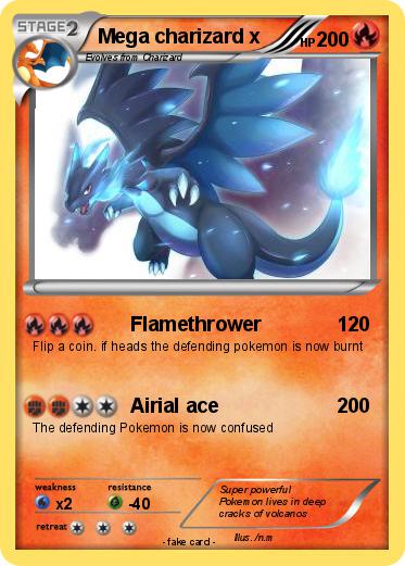 Pokemon Mega charizard x
