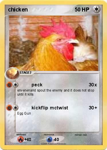 Pokemon chicken
