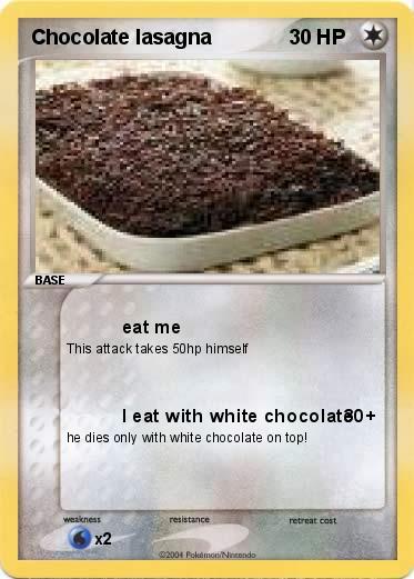 Pokemon Chocolate lasagna