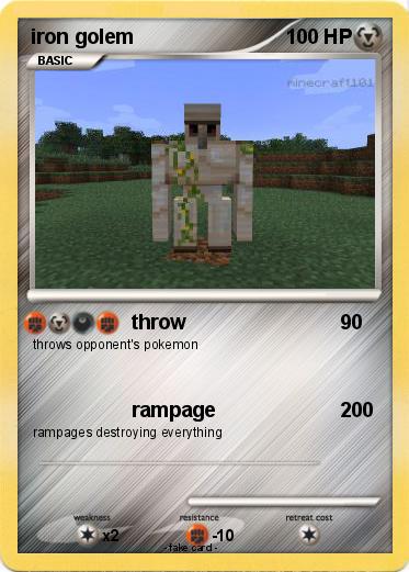 Pokemon iron golem
