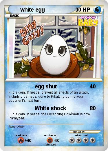 Pokemon white egg