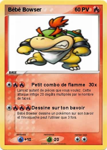 Pokemon Bébé Bowser