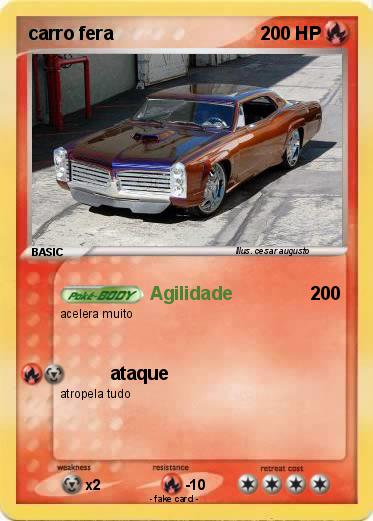 Pokemon carro fera