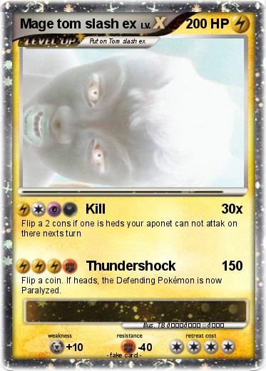 Pokemon Mage tom slash ex