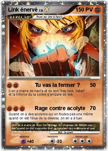 Pokemon Link énervé