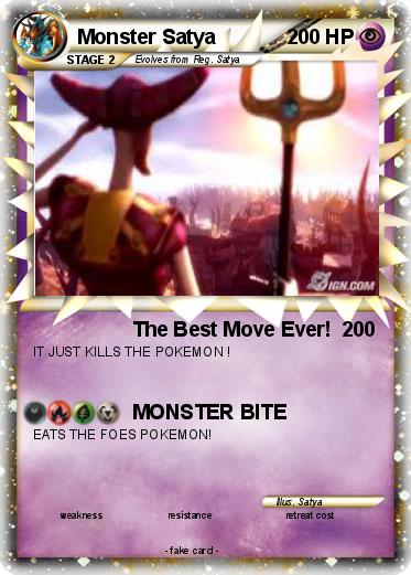 Pokemon Monster Satya