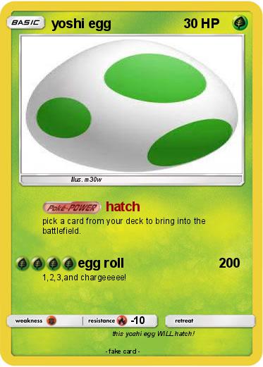 Pokemon yoshi egg