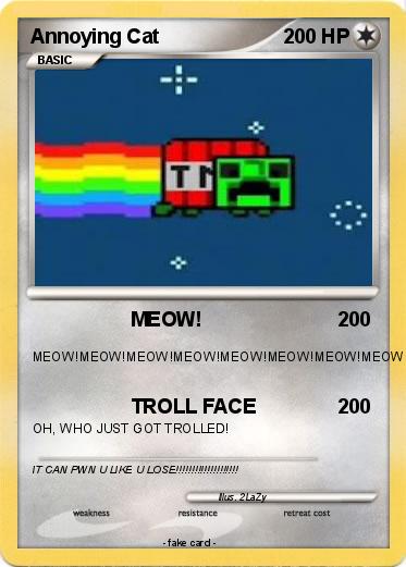 Pokemon Annoying Cat