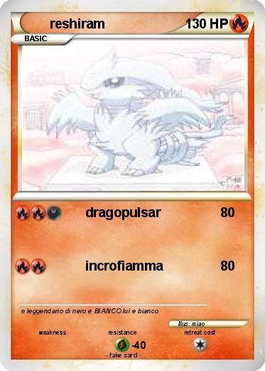 Pokemon reshiram