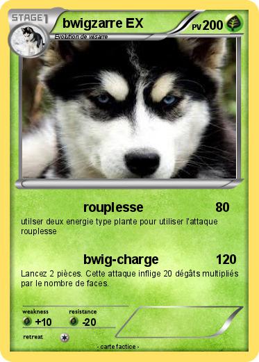 Pokemon bwigzarre EX