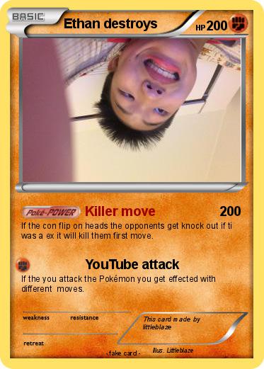 Pokemon Ethan destroys
