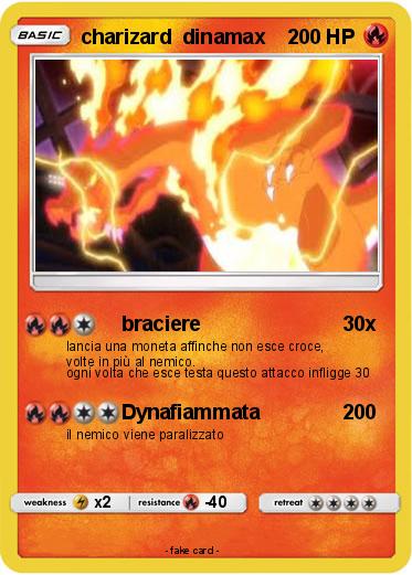 Pokemon charizard  dinamax