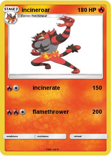 Pokemon incineroar