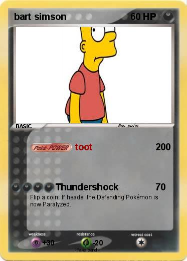 Pokemon bart simson