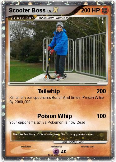 Pokemon Scooter Boss
