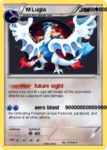 Pokemon M Lugia                        900000000000000000000000000000000000000000000000