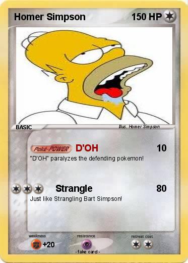 Pokemon Homer Simpson