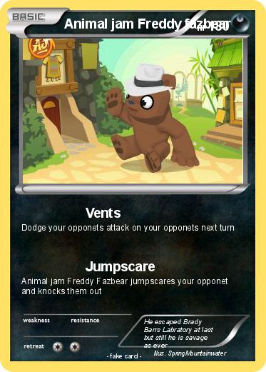 Pokemon Animal jam Freddy fazbear