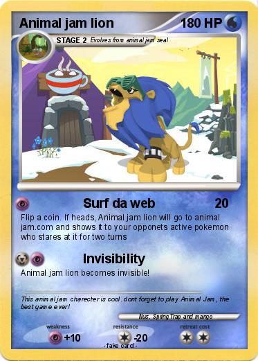 Pokemon Animal jam lion