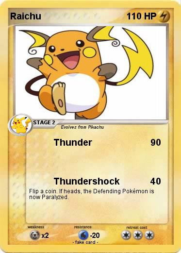 Pokemon Raichu