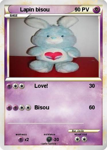 Pokemon Lapin bisou