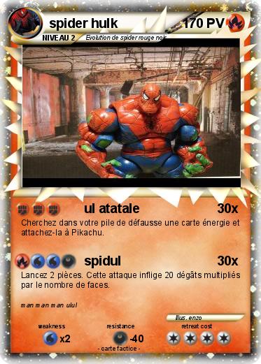 Pokemon spider hulk
