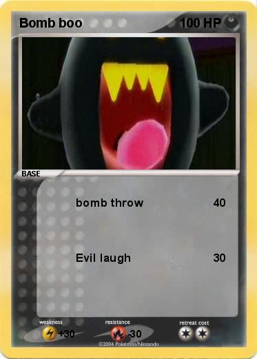 Pokemon Bomb boo
