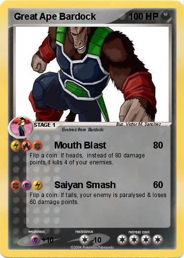 Pokemon Great Ape Bardock