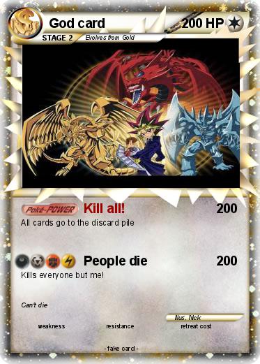 Pokemon God card