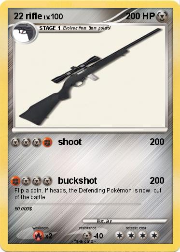 Pokemon 22 rifle