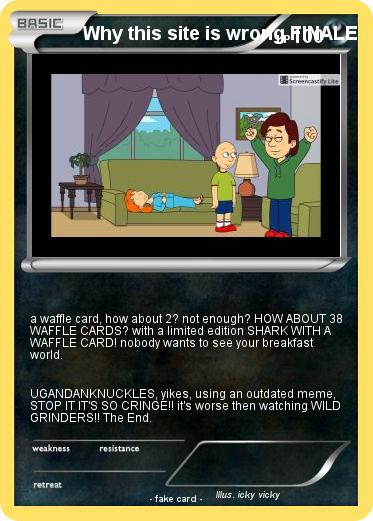 Pokemon Why this site is wrong FINALE