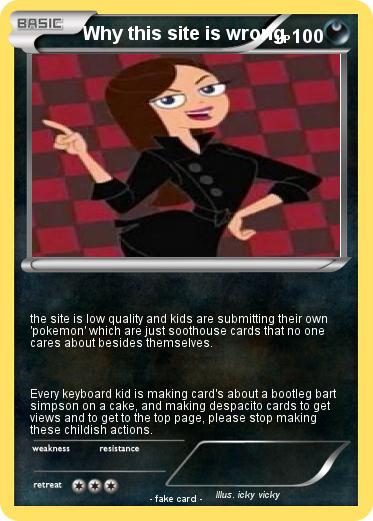 Pokemon Why this site is wrong