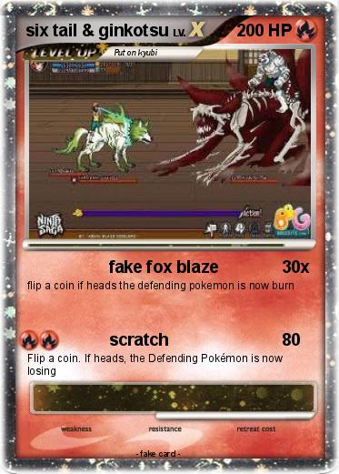 Pokemon six tail & ginkotsu