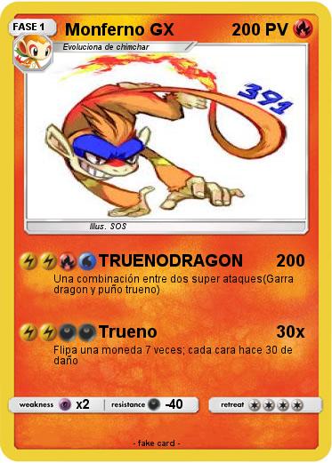 Pokemon Monferno GX