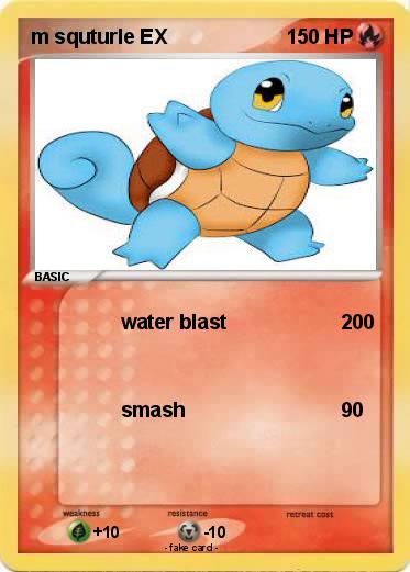 Pokemon m squturle EX