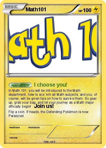 Pokemon Math101