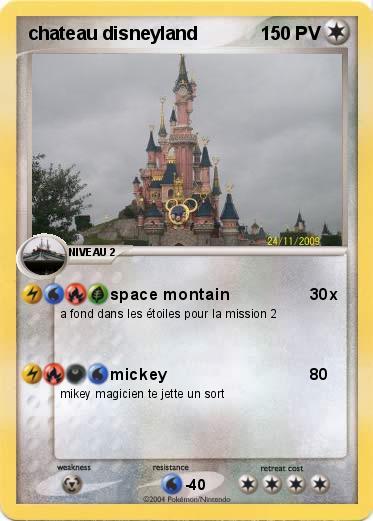 Pokemon chateau disneyland 