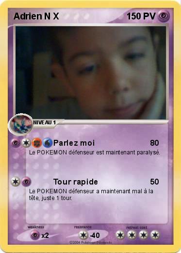 Pokemon Adrien N X