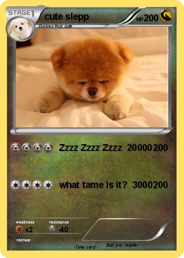 Pokemon cute slepp