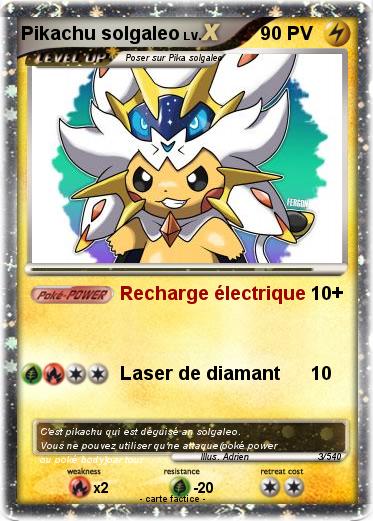 Pokemon Pikachu solgaleo