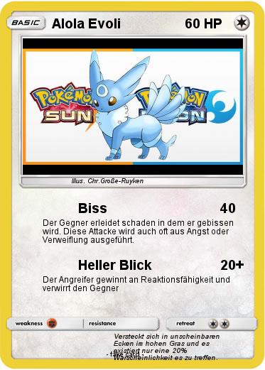Pokemon Alola Evoli