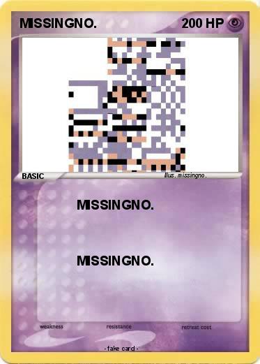 Pokemon MISSINGNO.