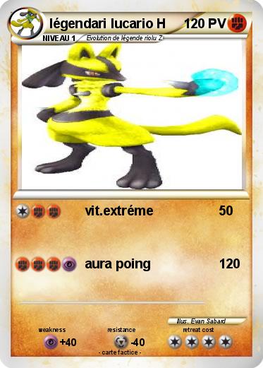 Pokemon légendari lucario H